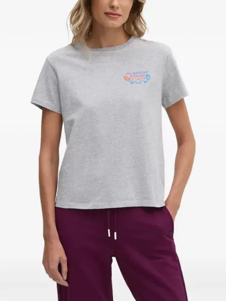 Tricou Mc2 Saint Barth cu broderie gri