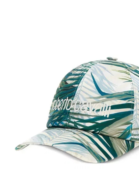 Șapcă Roberto Cavalli cu broderie verde