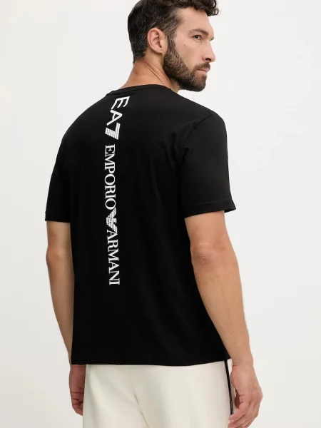 Póló Emporio Armani Ea7 fekete