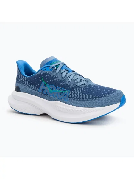 Мъжки обувки за бягане HOKA Mach 6 downpour/thunder cloud синьо
