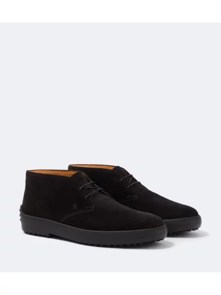 Ghete desert Tod's din piele de căprioară negru