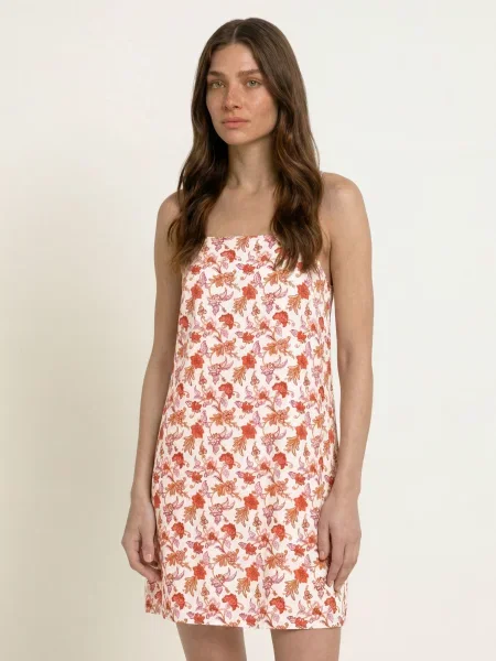 Seafolly Plážové Šaty Z Lnu režná / růžová červená