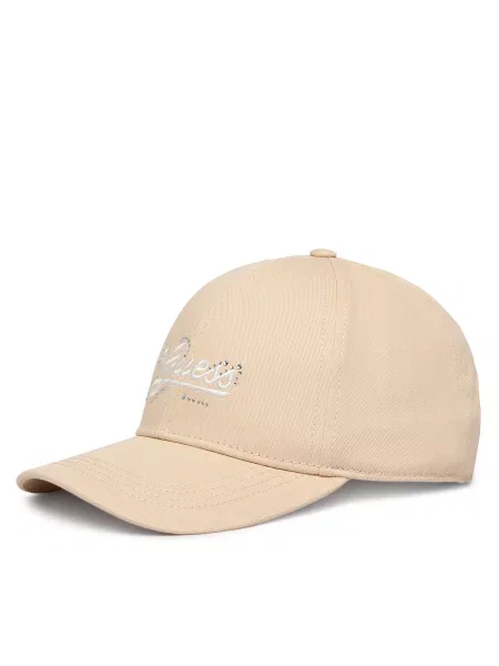 Guess Καπέλο Jockey μπεζ