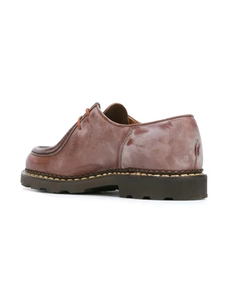 Σκαρπινια Paraboot με κορδόνια με δαντέλα chunky καφέ