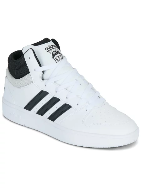 Klasične superge Adidas Hoops bela