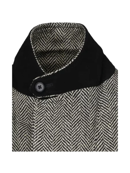 Kožni top Polo Ralph Lauren sa šiljcima s herringbone uzorkom smeđa