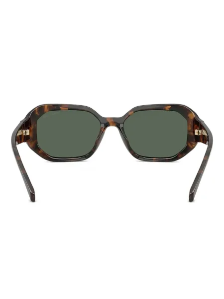 Ochelari de soare Michael Kors cu imprimeu geometric maro