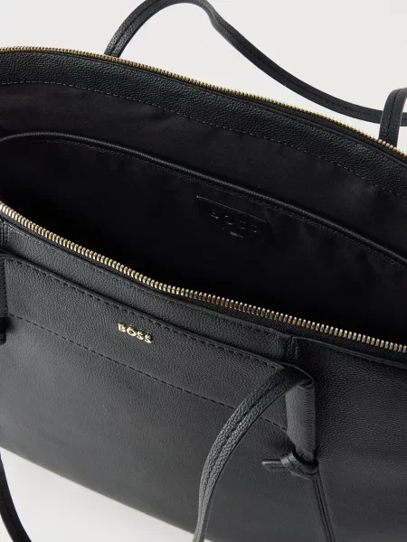 BOSS kabelka typu shopper dámska z imitácie kože SALLEY TOTE čierna