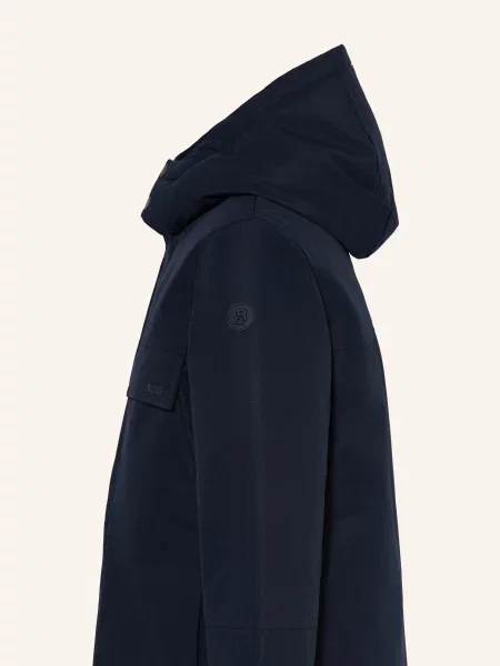 Boss Péřová Parka tmavě modrá