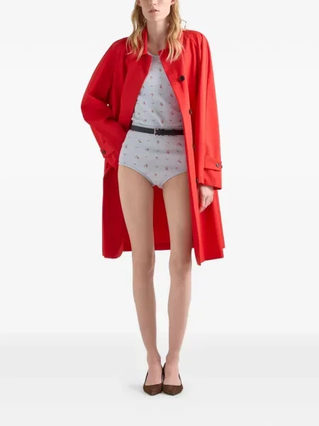 Top Prada tricotate cu imagine albastru