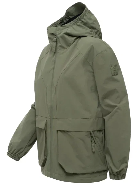 NAVAHOO Prechodná bunda Donnerwetter kaki