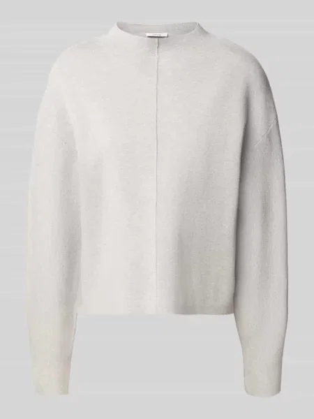Swetrowy bezrękawnik model Punus z golfem typu mock neck Opus