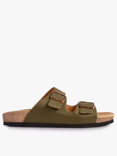 Шльопанці Grunwald екошкіра зелений