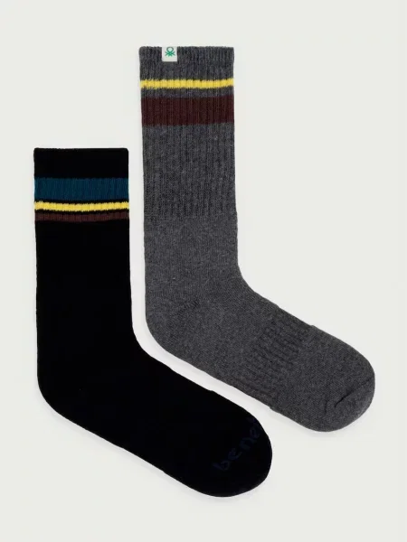 United Colors of Benetton ponožky pánske sivá