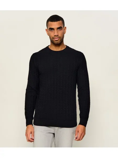 HUGO Pulover Simond  negru
