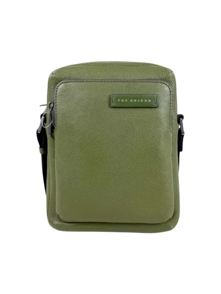 Torba crossbody The Bridge skórzana zielona