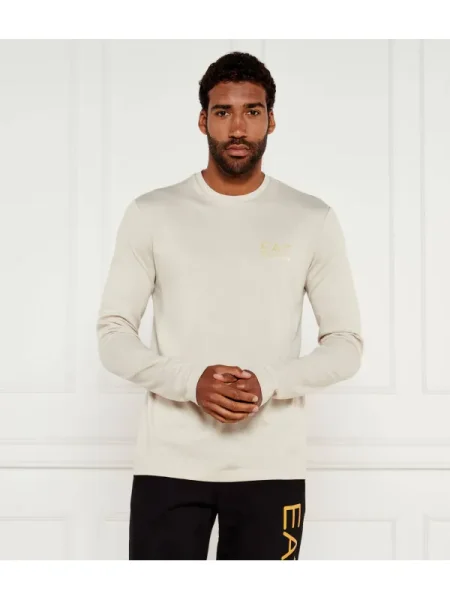 Hosszú ujjú póló Ea7 bézs