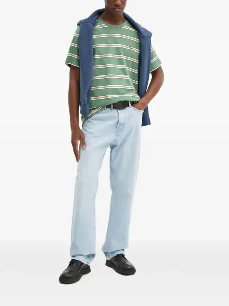 Pulover Levi's® cu autograf cu cordon cu 5 buzunare alb