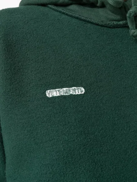 Hanorac cu glugă Vetements verde