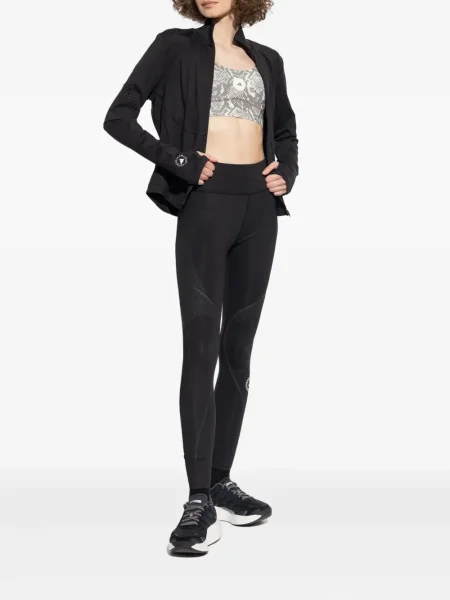 Сутиен Adidas By Stella Mccartney с принт със змийски принт сиво