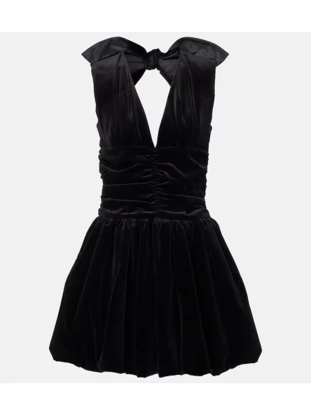 Rochie Patou de catifea negru