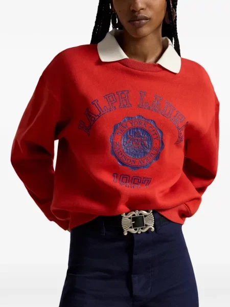 Велурени бягане с яка чорапи Polo Ralph Lauren синьо