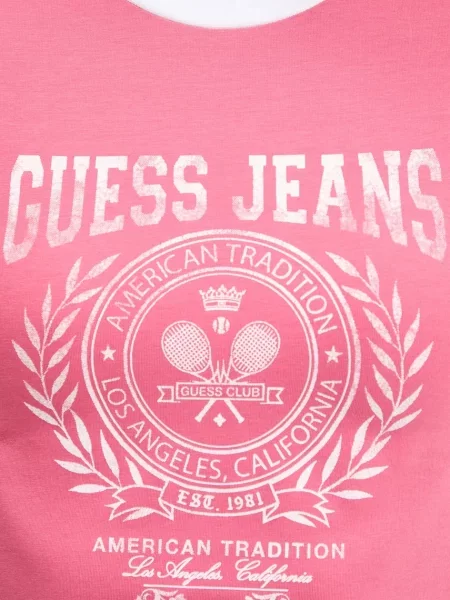 Футболка Guess Jeans рожевий