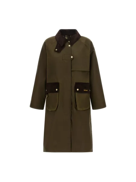 Długi płaszcz Barbour zielony