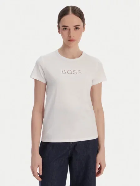 BOSS Tricou alb