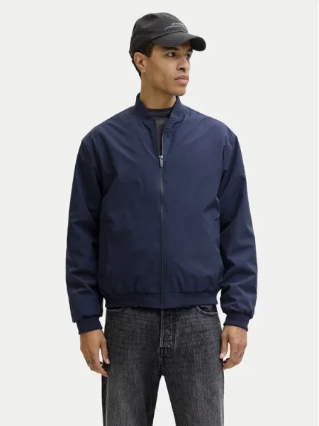 JACK & JONES Prechodná bunda JJECHARGE námornícka modrá