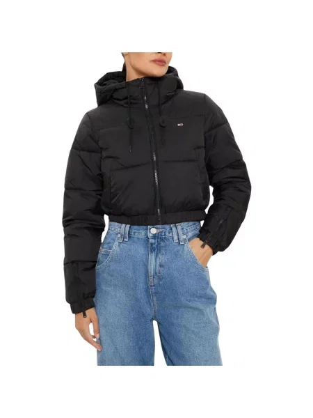 Tommy Jeans Přechodná bunda černá