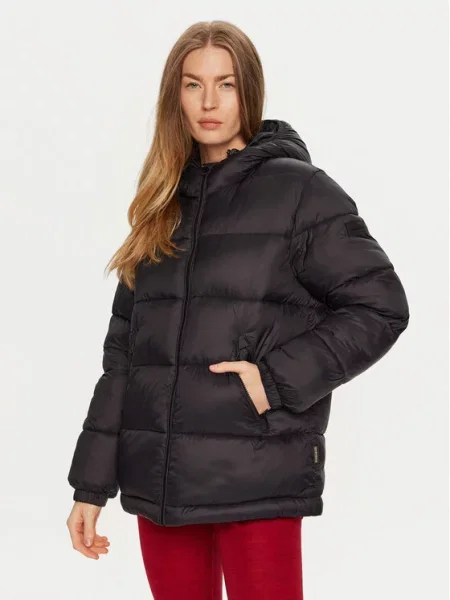 Napapijri Зимова куртка A-Box Logo чорний