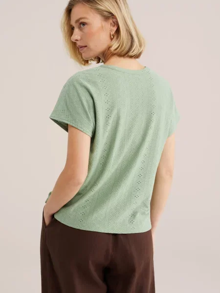 WE Fashion Tricou deschis verde
