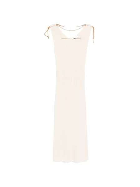 Rochie midi Elisabetta Franchi cu decolteu în V până la genunchi de costum
