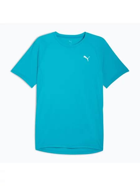 Férfi PUMA Run Velocity Tee Poly speed futó póló. Méret: M kék