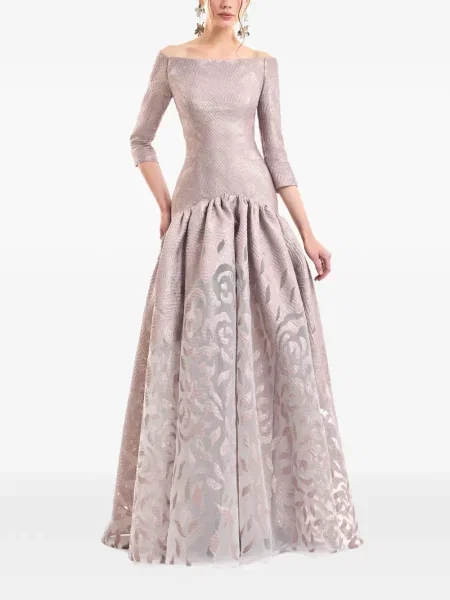 Rochie Gemy Maalouf din jacard roz