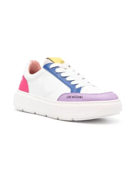Sneakersy Love Moschino białe