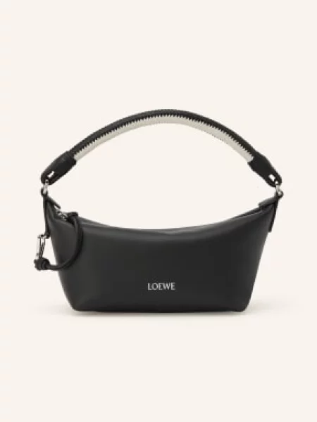 Loewe Torebka Na Ramię Cala Mini schwarz biała