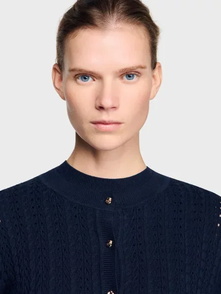 Кардиган Sandro синій