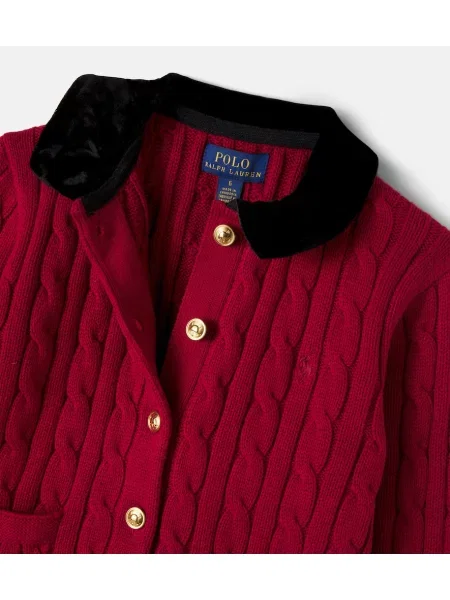 Gyerek kardigán Polo Ralph Lauren piros