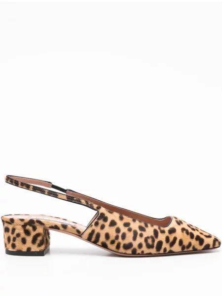 Pantofi cu toc Aquazzura maro