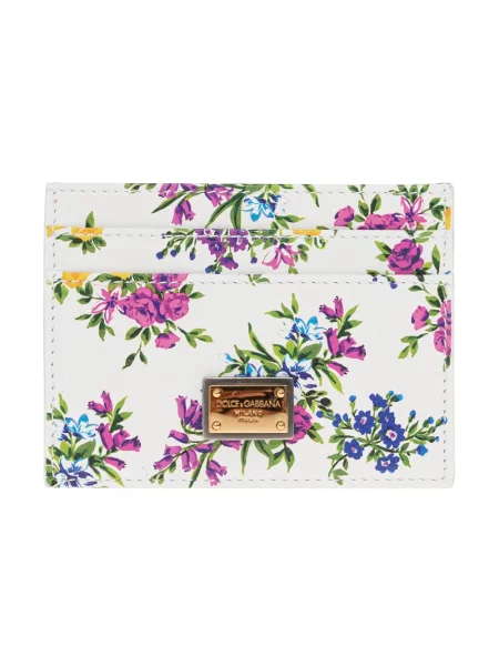 Portfel Dolce And Gabbana skórzany z nadrukiem