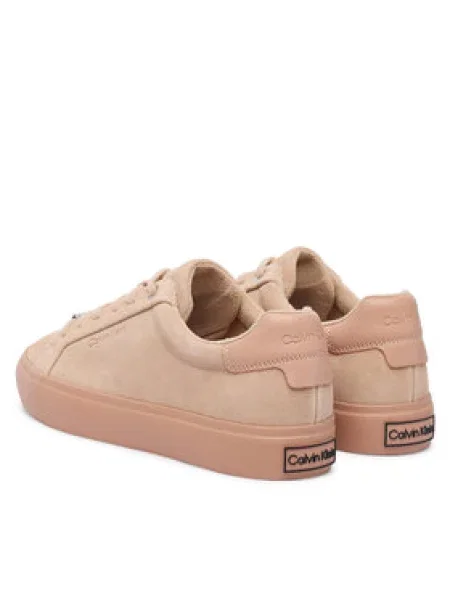 Laisvalaikio batai Calvin Klein Lace-Up Sneaker Suede/Wl Ck rožinė