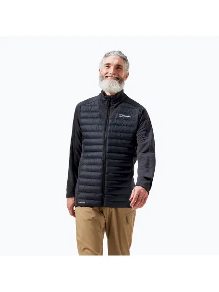 Jachetă Berghaus Hottar Hybrid pentru bărbați negru/negru negru