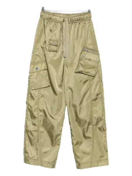 Pantaloni cargo Ganni verde