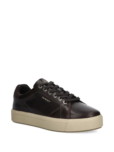 Sneakerși Gant cu șireturi din dantelă maro