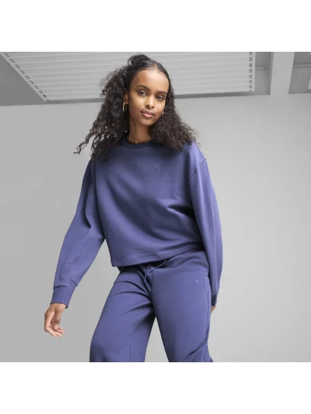 PUMA bluza HER o luźnym kroju Odzież M niebieski