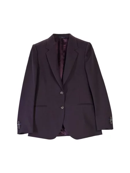 Marynarka Paul Smith skórzana biała