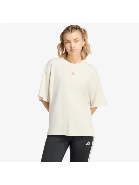 Tricou adidas Studio T-Shirt Chalk White Mel. XS alb