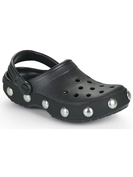 Klasične natikače Crocs sa šiljcima crna